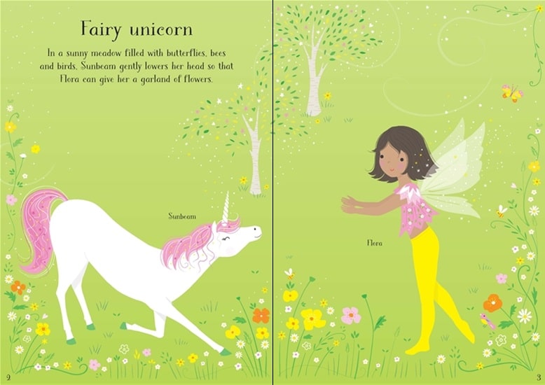 Little Sticker Dolly Dressing Unicorns by Usborne 1