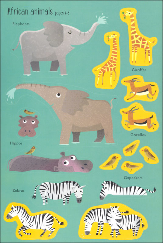 Little Stickers Animals by Usborne 3