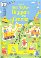 Little Stickers Diggers and Cranes by Usborne