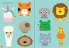 Little Stickers Funny Faces by Usborne 2