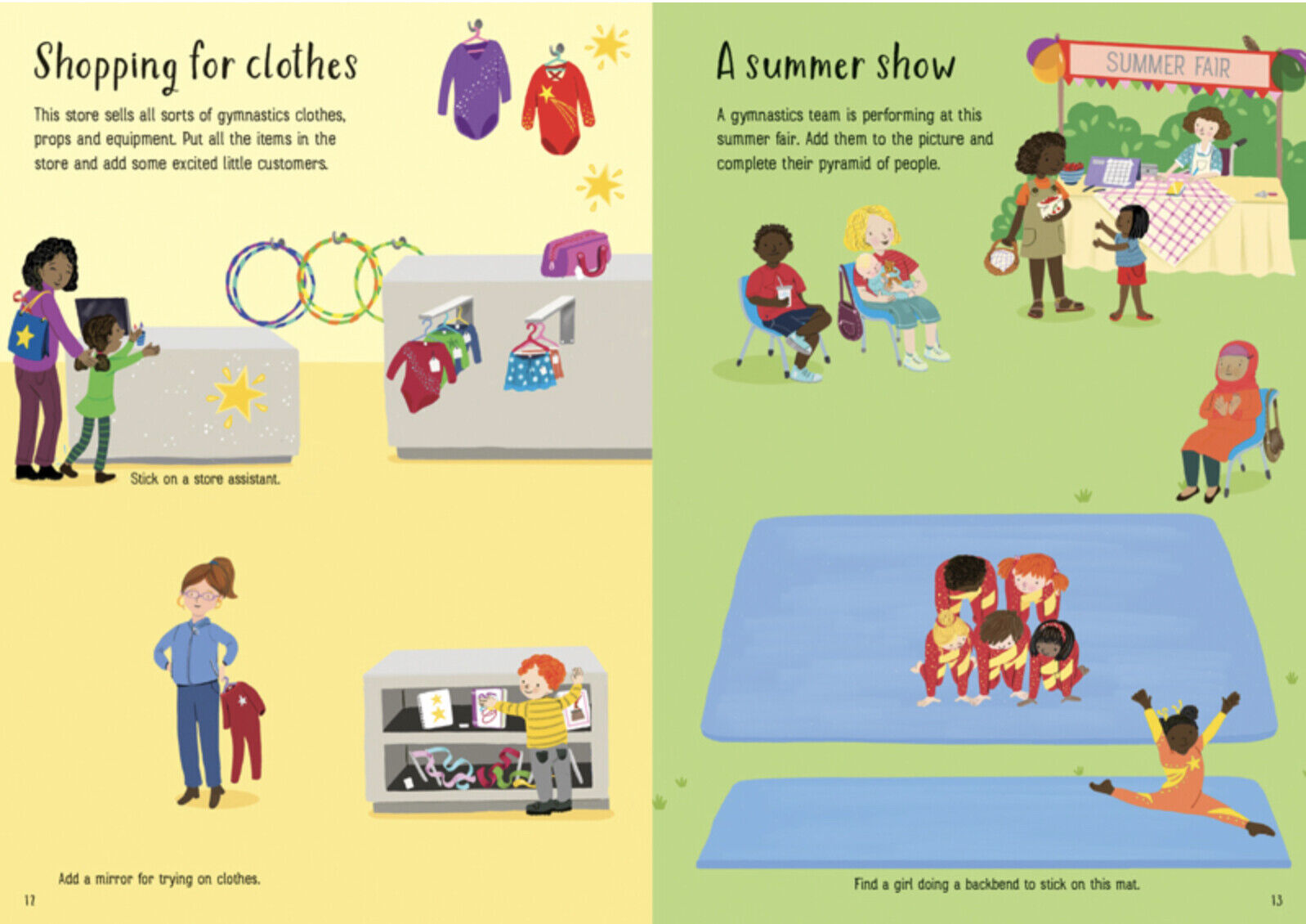 Little Stickers Gymnastics by Usborne 3