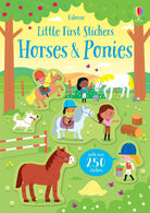 Little Stickers Horses Ponies by Usborne