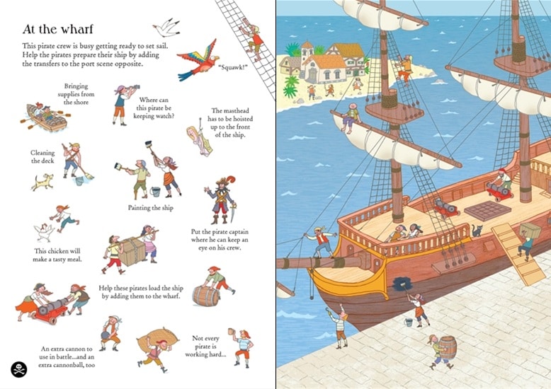 Little Transfer Book Pirates by Usborne 1