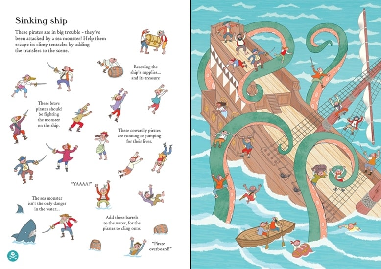 Little Transfer Book Pirates by Usborne 2