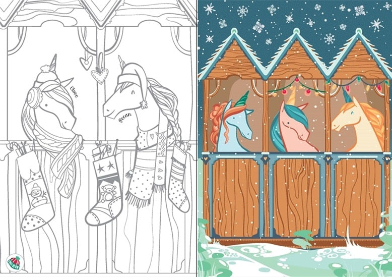 Little Transfer Book Unicorns by Usborne 3