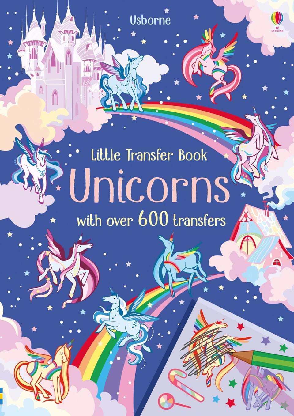 Little Transfer Book Unicorns by Usborne