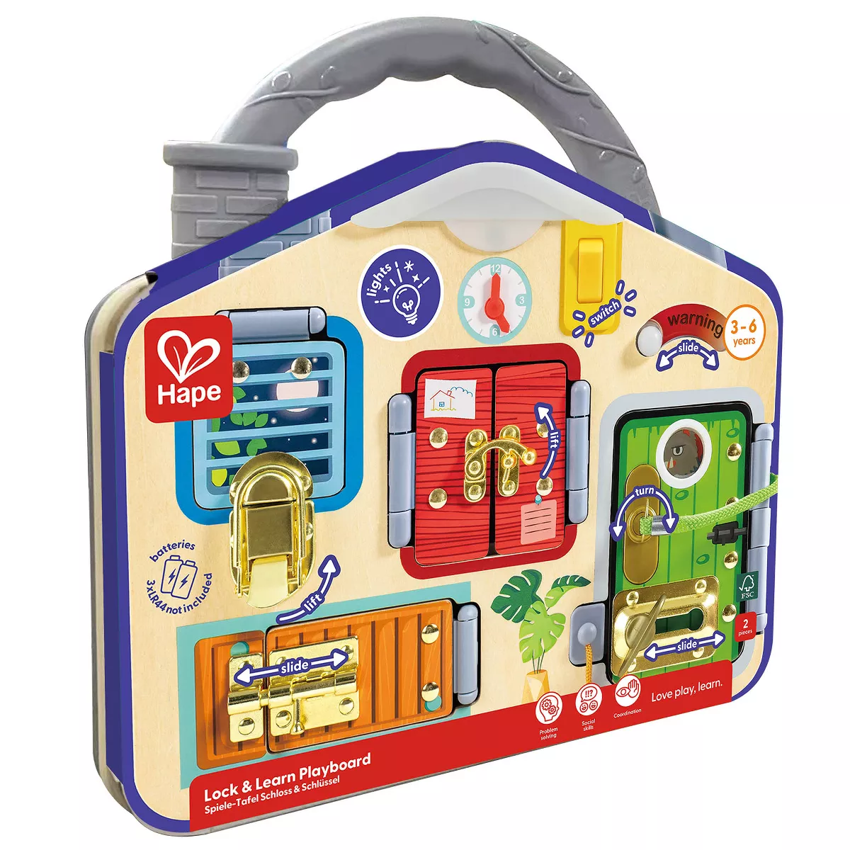 Lock & Learn Playboard-by-Hape