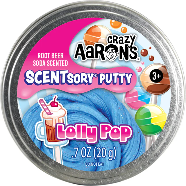Lolly Pop Root Beer Scentsory Putty 3" Tin-by-Crazy Aaron's Putty World