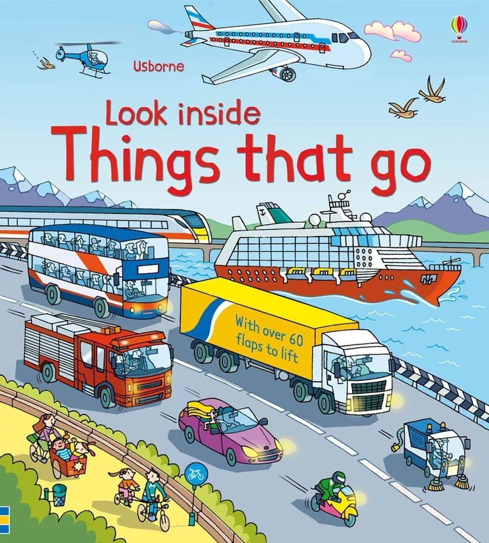 Look Inside Things That Go-by-Usborne