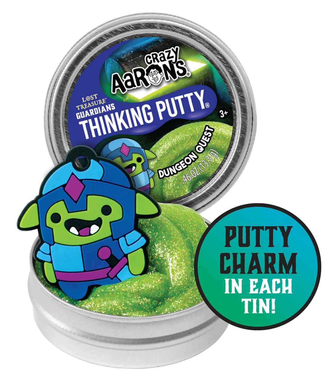 Lost Treasure Guardians Mini Tin Thinking Putty-by-Crazy Aaron's Putty World