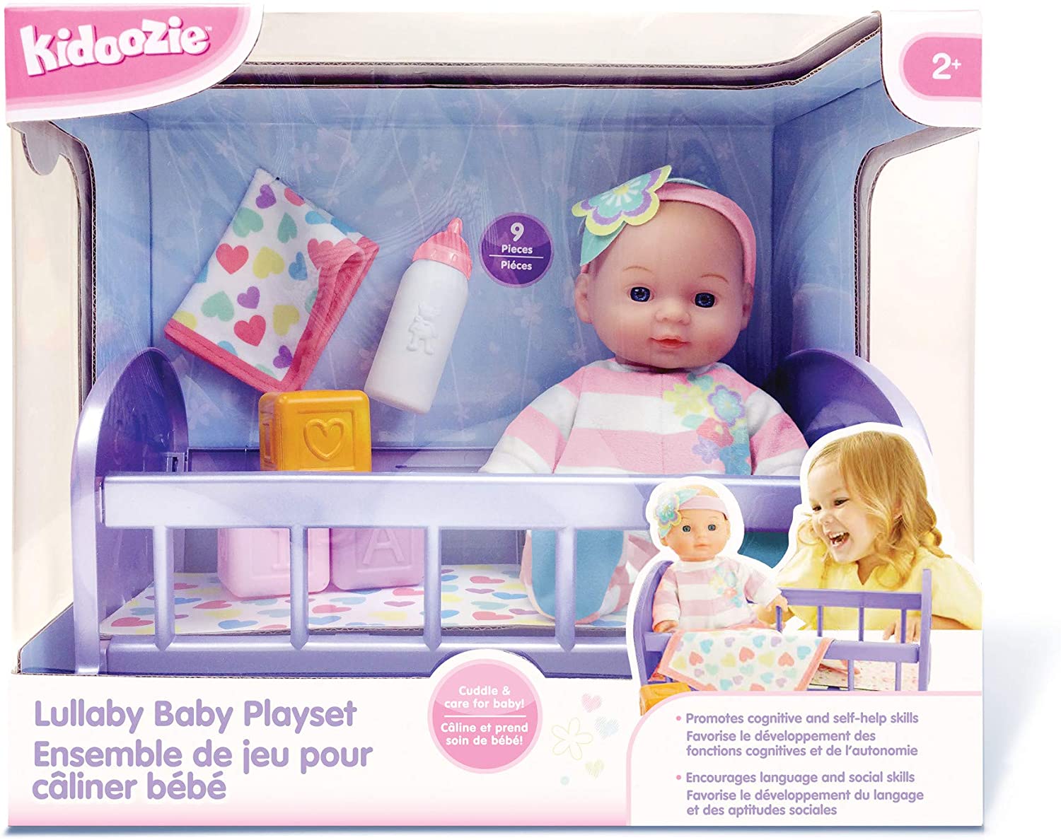 Lullaby Baby Playset with Crib by Kidoozie