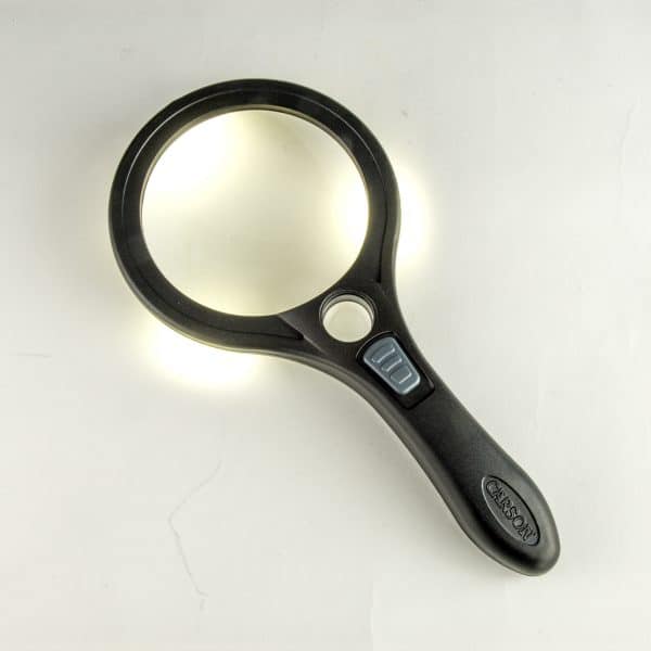 Lume LED 2.5x7x Handheld Magnifier by Carson 3