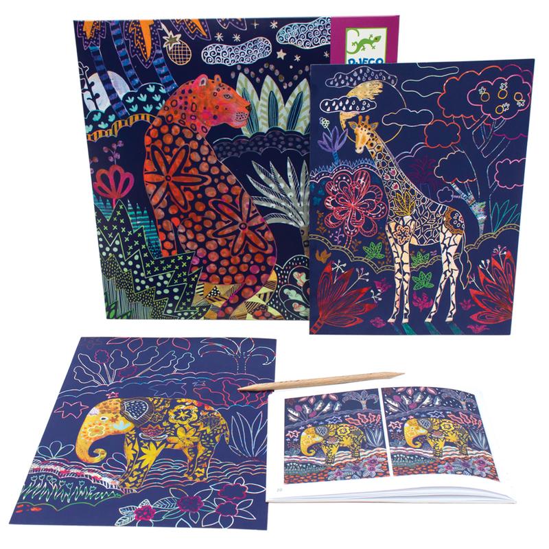 Lush Nature Scratch Art by Djeco 1