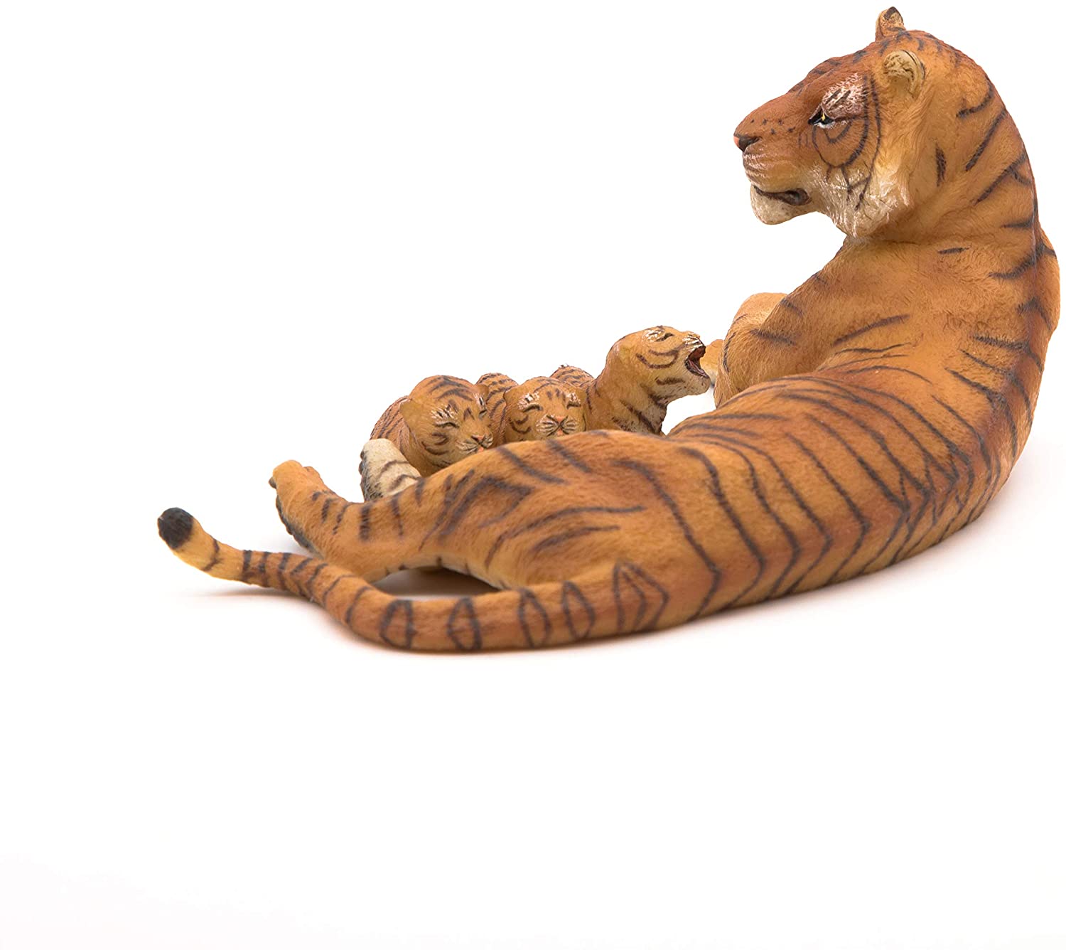 Lying Tigress Nursing 3 Cubs Figure by Papo 2
