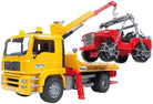 MAN TGA Tow Truck with Cross Country Vehicle by Bruder