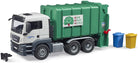 MAN TGS Rear Loading Garbage Truck Green by Bruder