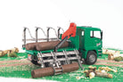 MAN Timber Truck with Loading Crane and 3 Logs by Bruder 1