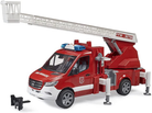 MB Sprinter Fire Engine w Ladder Water Pump and Light Sound Module by Bruder