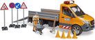 MB Sprinter Municipal w Light Sound Worker and Accessories by Bruder 1