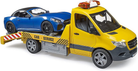 MB Sprinter Tow Truck w Bruder Roadster Light Sound Module by Bruder 1