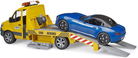MB Sprinter Tow Truck w Bruder Roadster Light Sound Module by Bruder 3