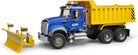 Mack Granite Dump Truck with Snow Plow by Bruder 1