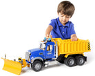 Mack Granite Dump Truck with Snow Plow by Bruder 7