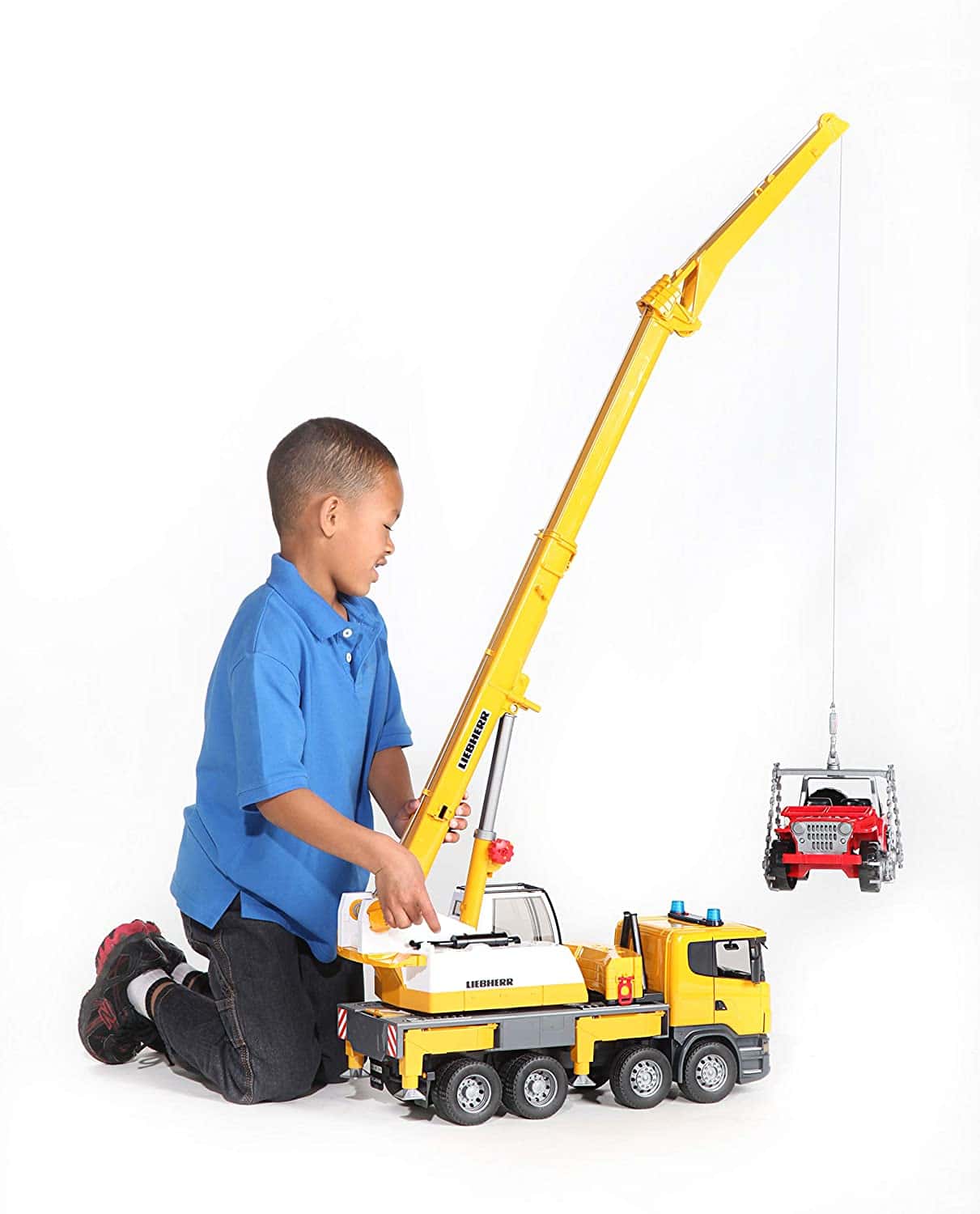 Mack Granite Liebherr Crane Truck – A2Z Science & Toys