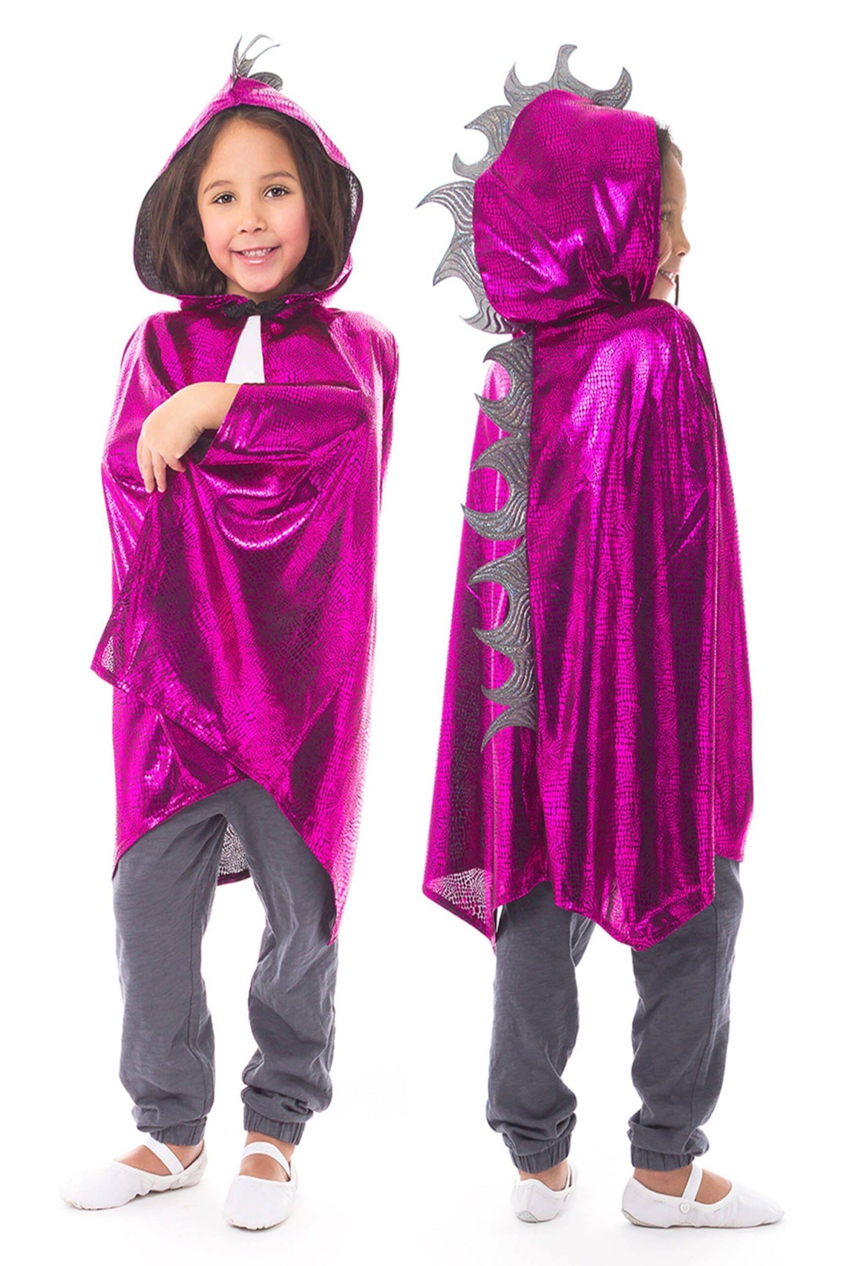 Magenta Dragon Cloak by Little Adventures scaled