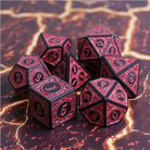 Magic Flame Red RPG Dice Set by Foam Brain Games 1
