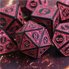 Magic Flame Red RPG Dice Set by Foam Brain Games 2