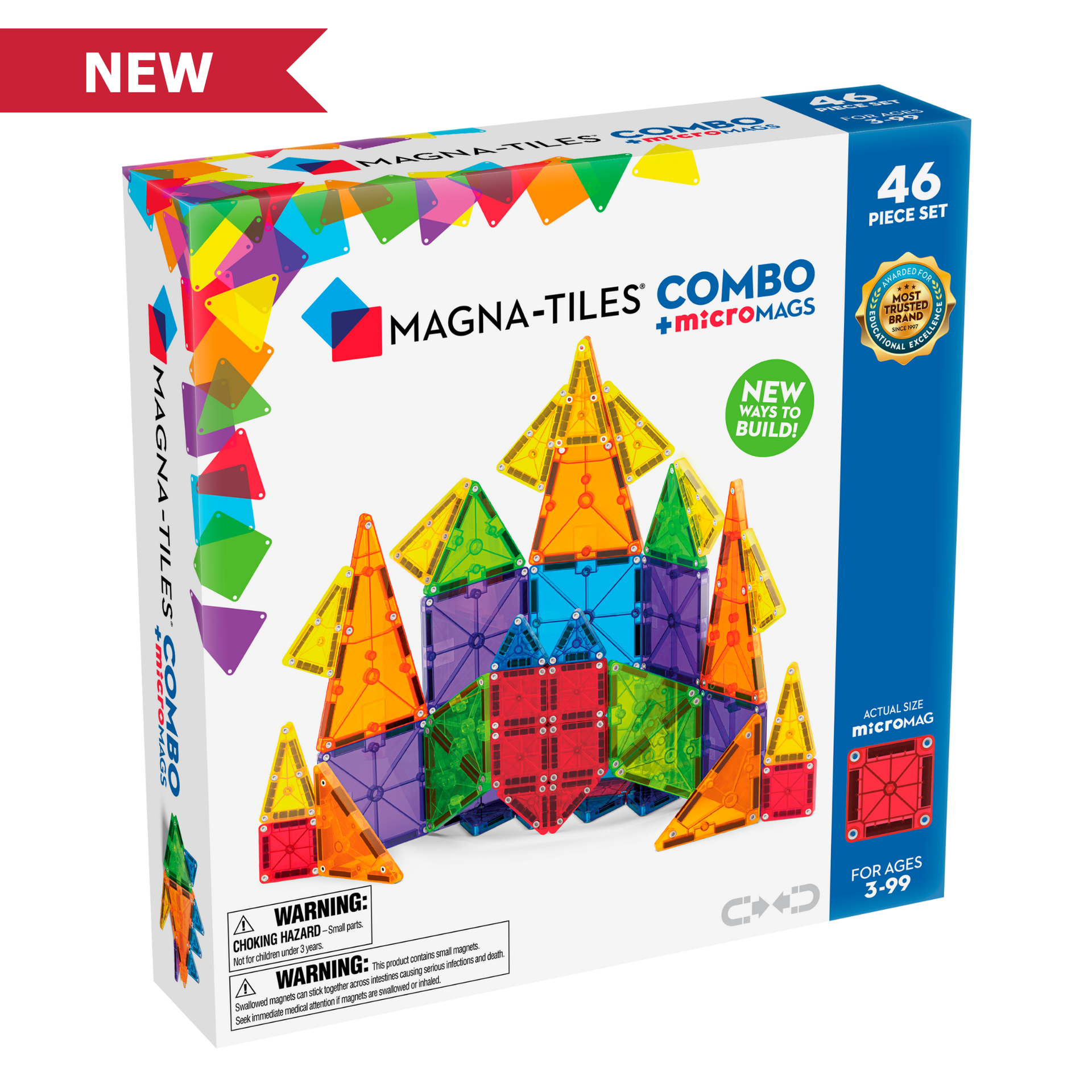 Magna-Tiles 46pc Combo with MicroMags – A2Z Science & Toys Magna-Tiles 46pc Combo with MicroMags – A2Z Science & Toys