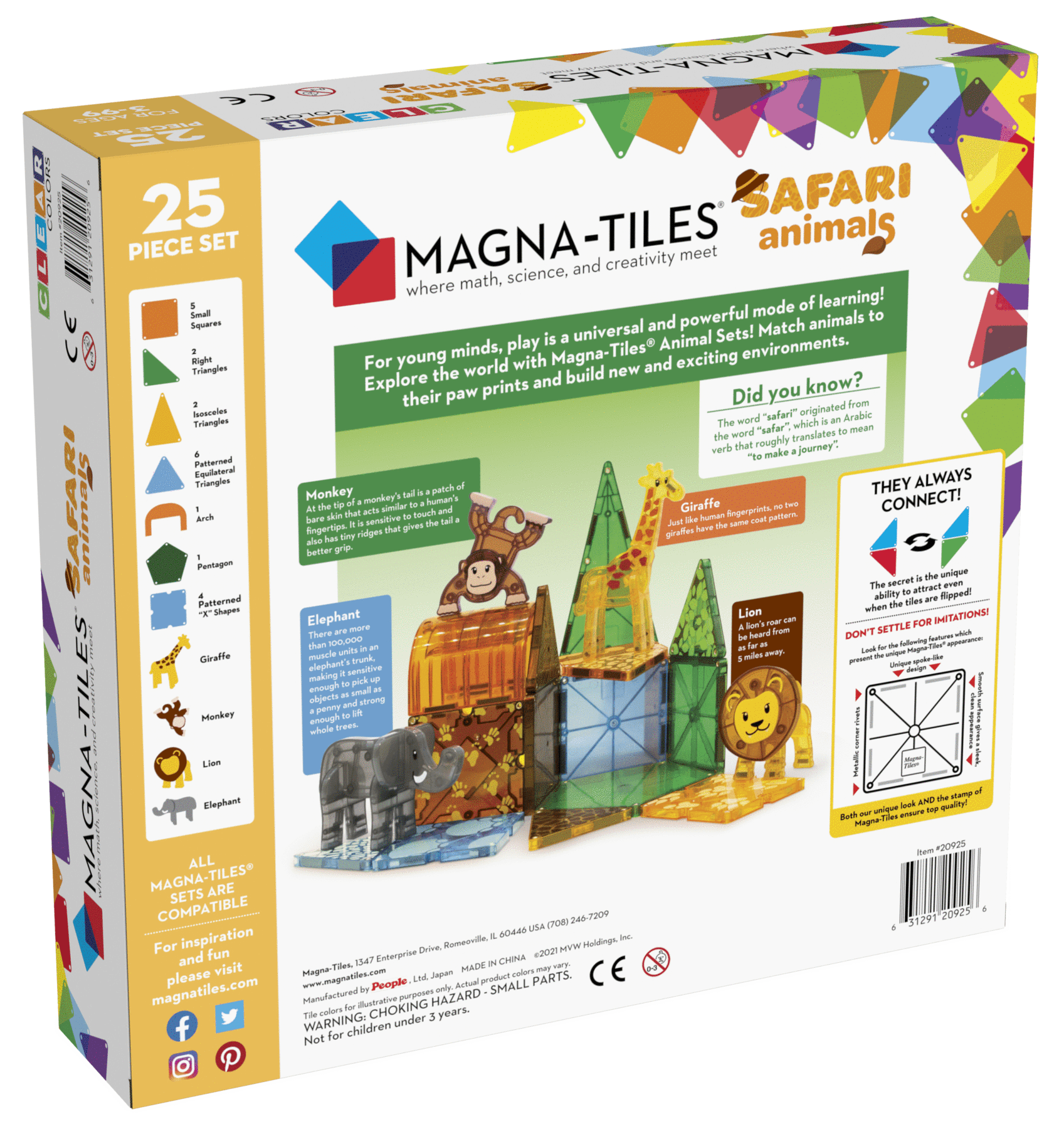 Magna Tiles Safari Animals by Magna Tiles 1