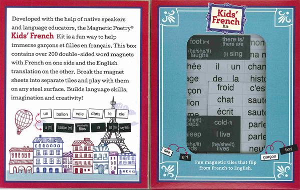 Magnetic Poetry Kids French Kit by Magnetic Poetry 1