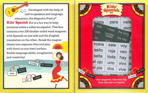 Magnetic Poetry Kids Spanish Kit by Magnetic Poetry 1