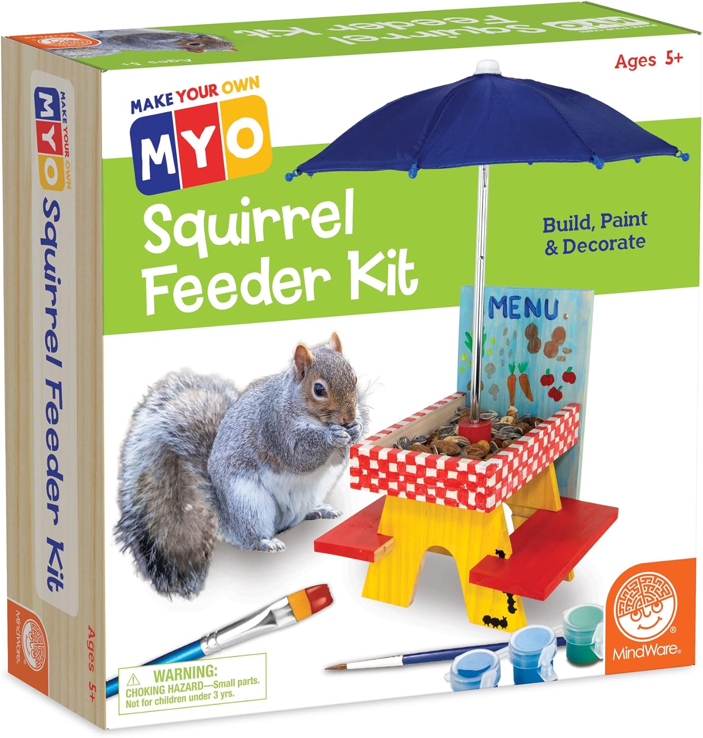 Make Your Own Squirrel Feeder-by-Mindware
