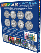 Mandala Stained Glass Window Clings by Zorbitz 1