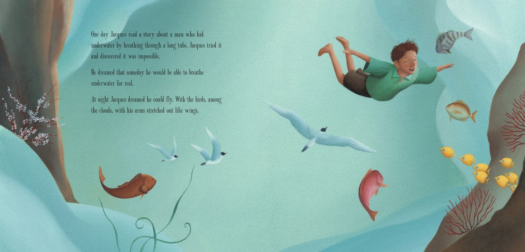 Manfish A Story of Jacques Cousteau by Chronicle Books 1