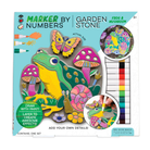 Marker by Number Garden Stone-by-Bright Stripes