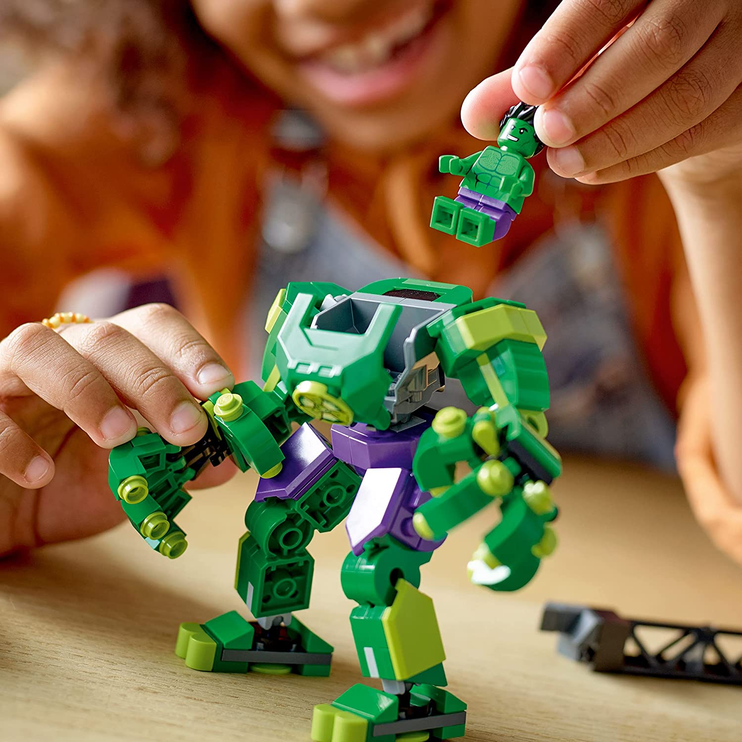 Marvel Hulk Mech Armor by Lego 3