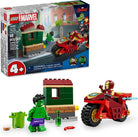 Marvel Iron Man with Bike and The Hulk-by-Lego