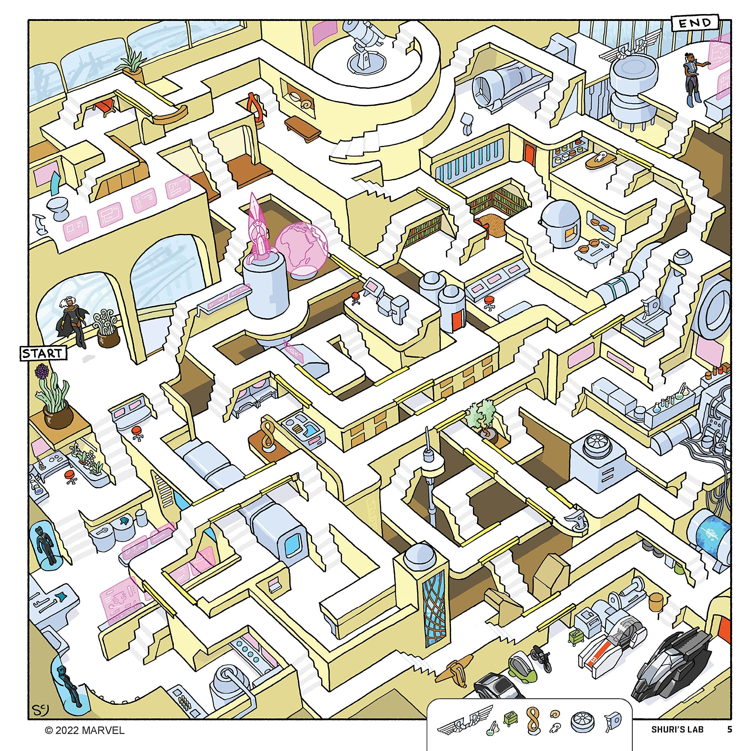 Marvel Mazes by Chronicle Books 1