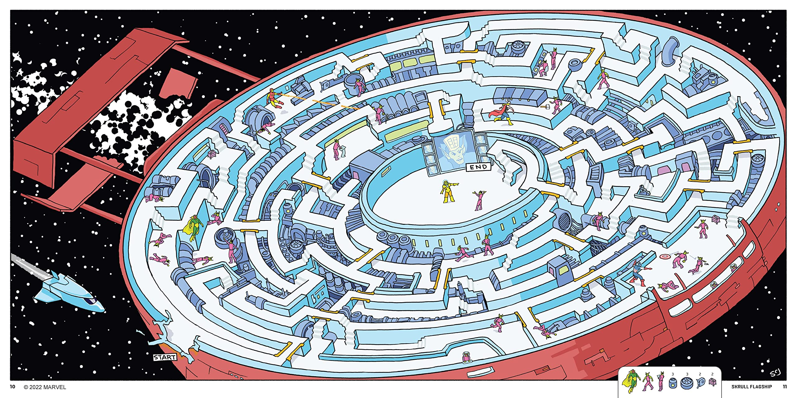 Marvel Mazes by Chronicle Books 3