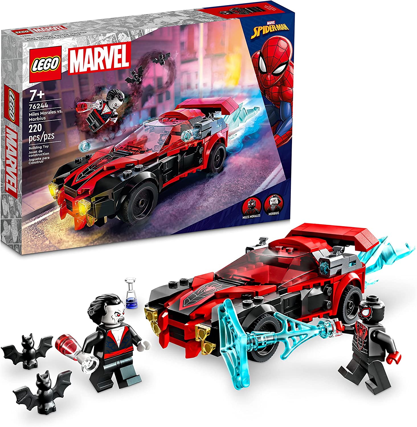 Marvel Miles Morales vs. Morbius by Lego