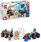 Marvel Spidey and His Amazing Friends Hulk vs. Rhino Truck Showdown by Lego