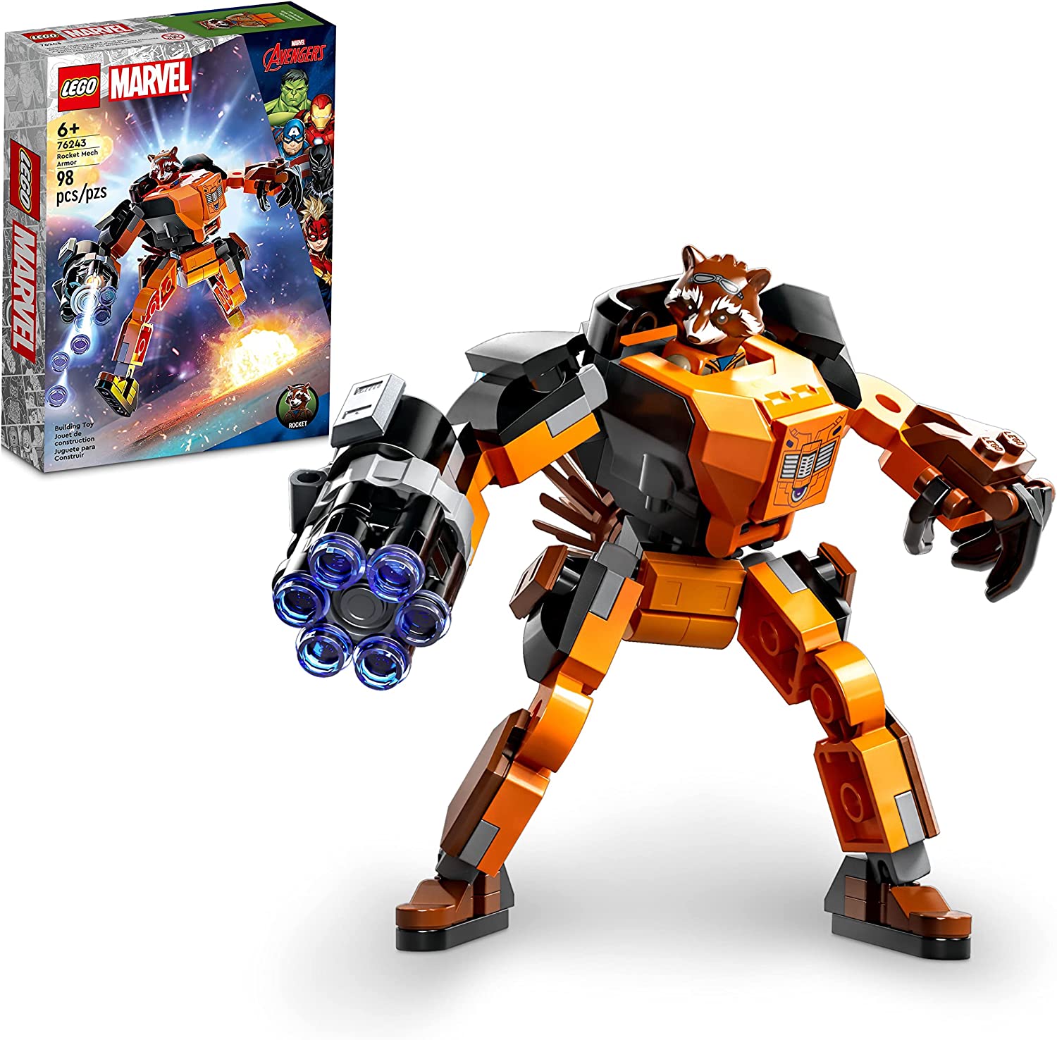 Marvel Studios Guardians of The Galaxy Rocket Mech Armor by Lego