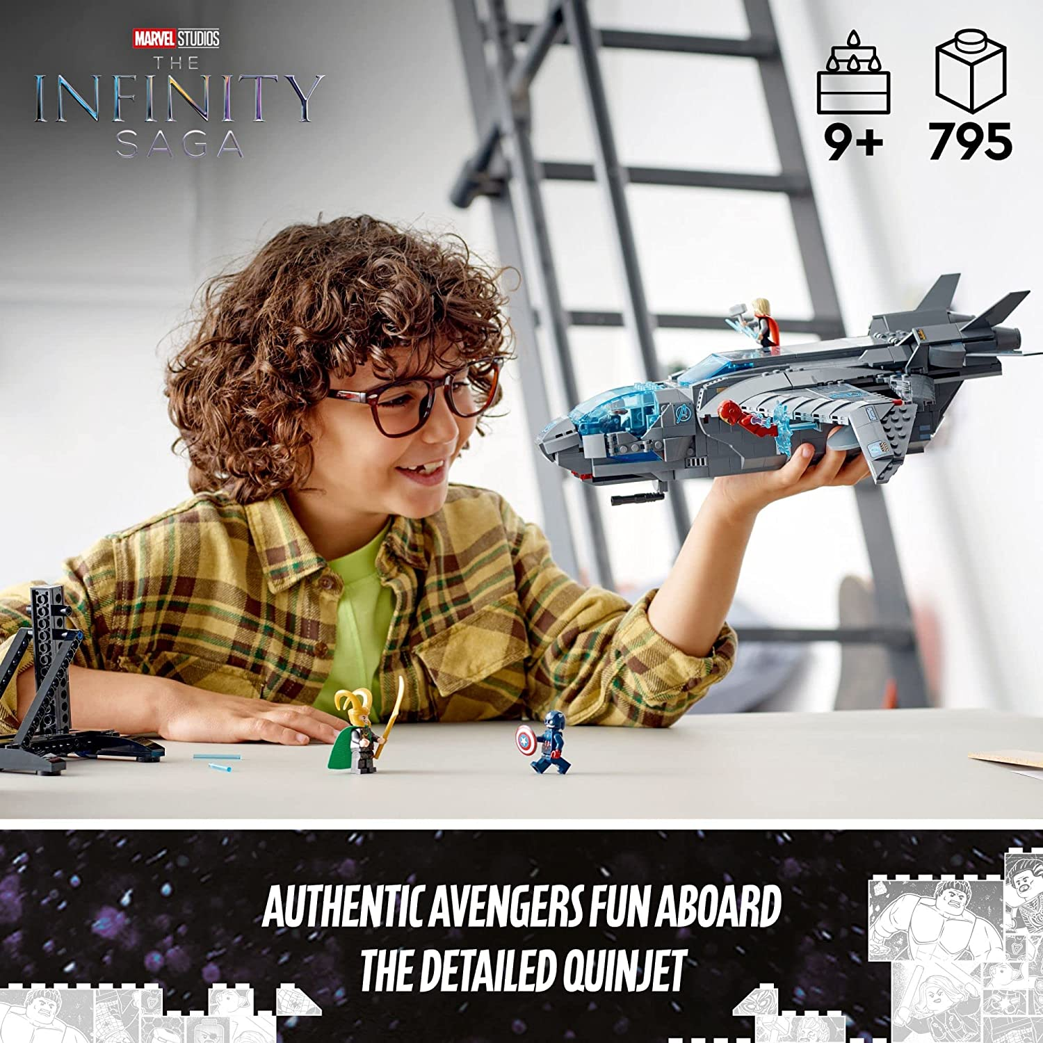 Marvel The Avengers Quinjet by Lego 1