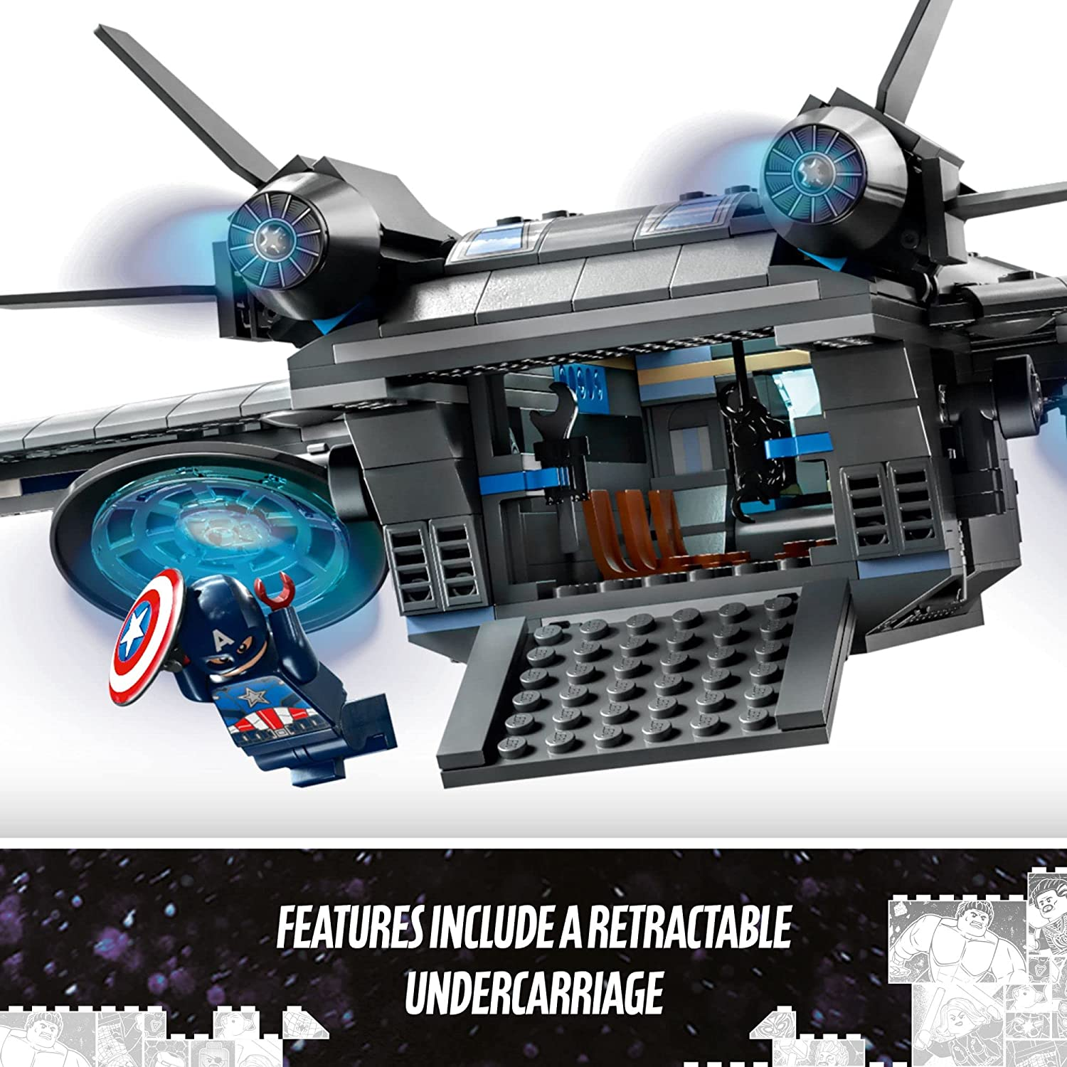 Marvel The Avengers Quinjet by Lego 2