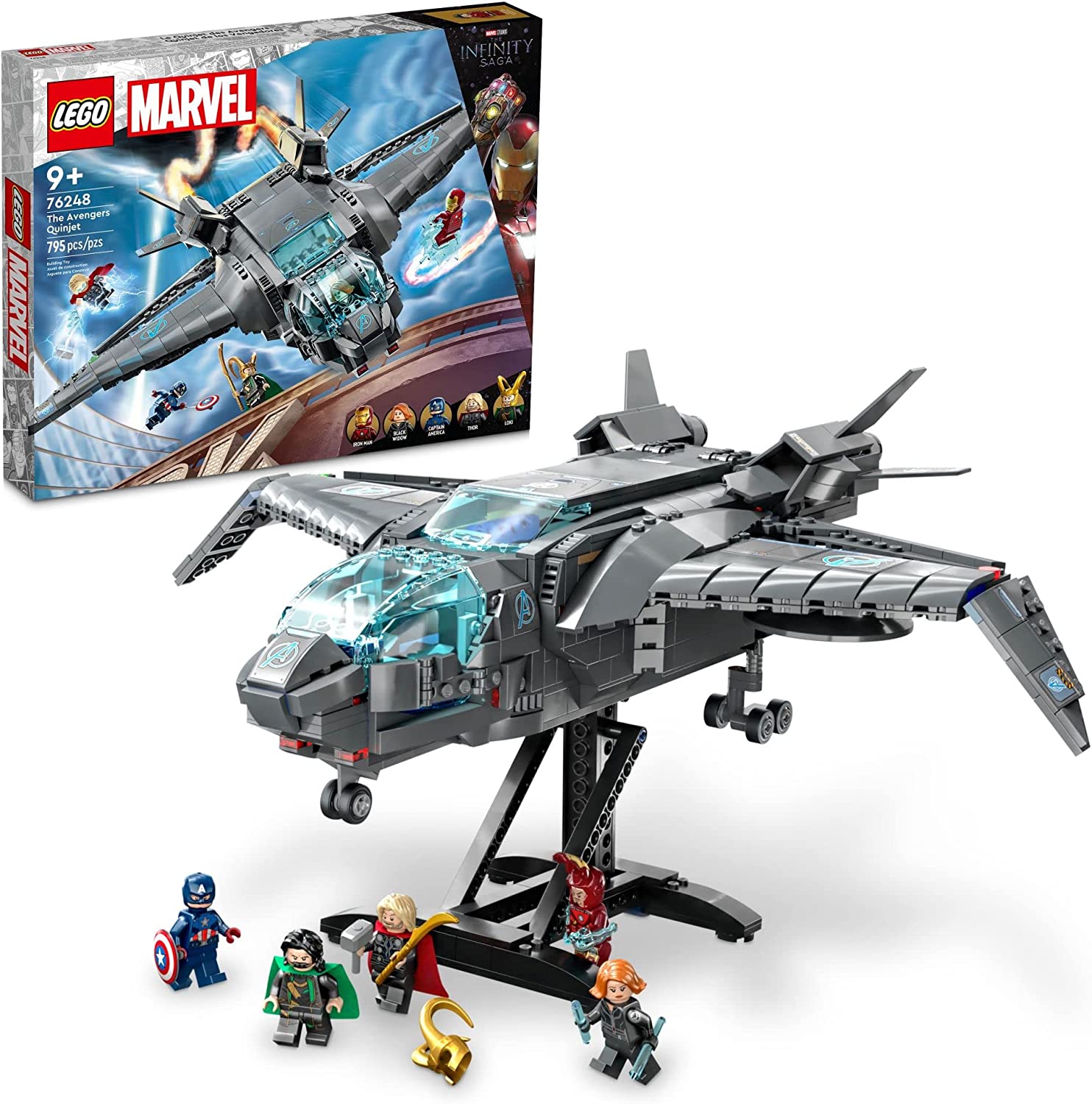 Marvel The Avengers Quinjet by Lego