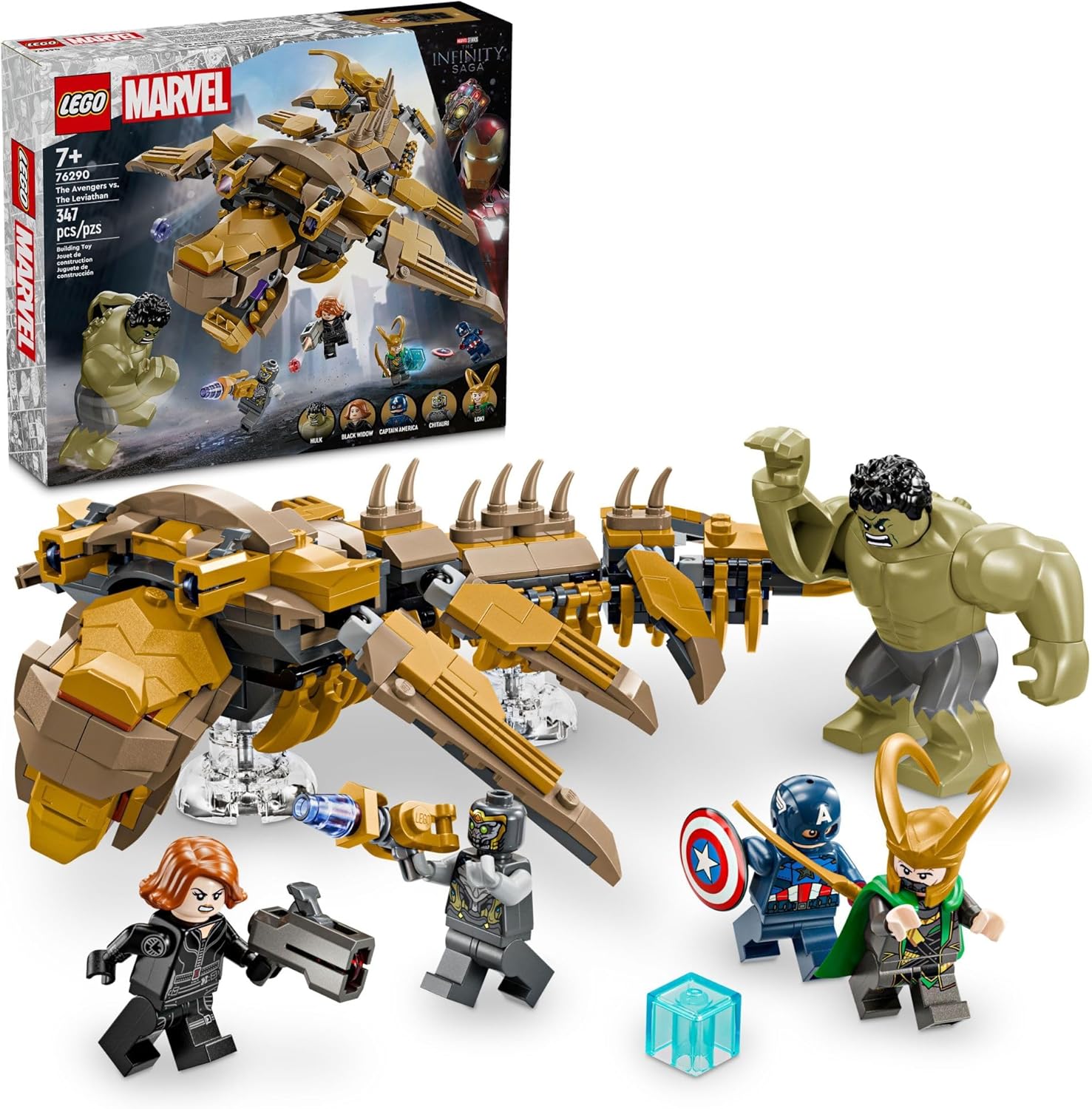Marvel The Avengers vs. The Leviathan-by-Lego